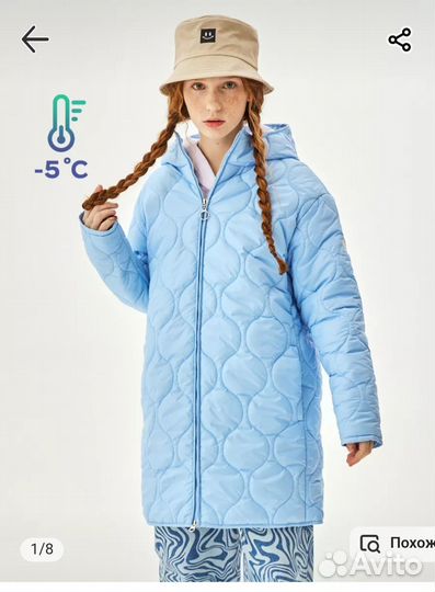 Пальто для девочки, раз. 164