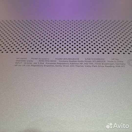 Ноутбук hp laptop 15s