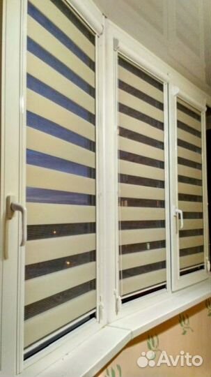 Рулонные шторы день ночь зебра O582A-D24237