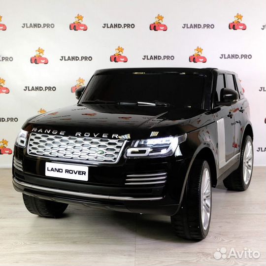 Электромобиль range rover HSE двухместный черный