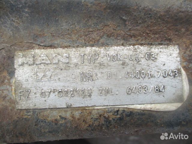 Балка передняя (диск.тормоз) MAN 81440017043