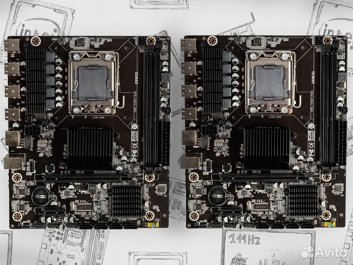 Материнская плата Esonic B75 X58