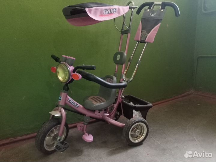 Детский трехколесный велосипед бу