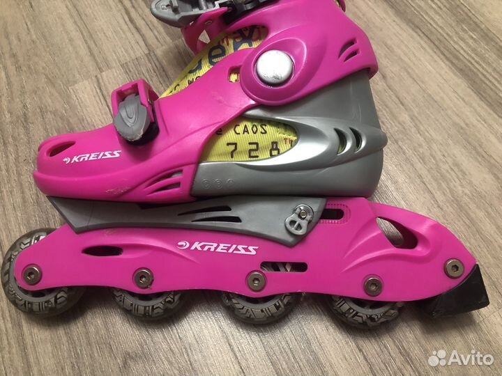 Роликовые коньки р.34-37