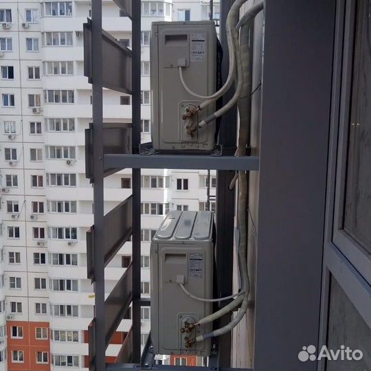 Установка сплит-систем / Закладка трассы