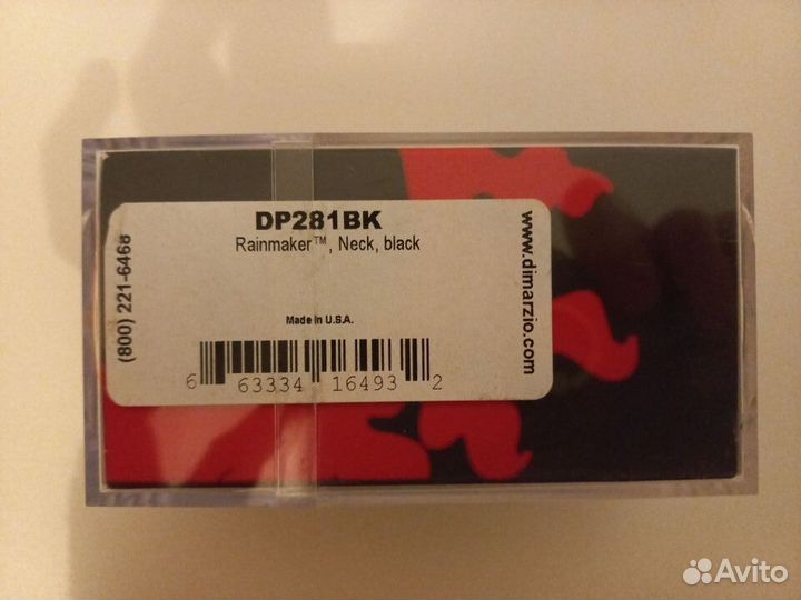 Звукосниматель Dimarzio DP281BK Rainmaker