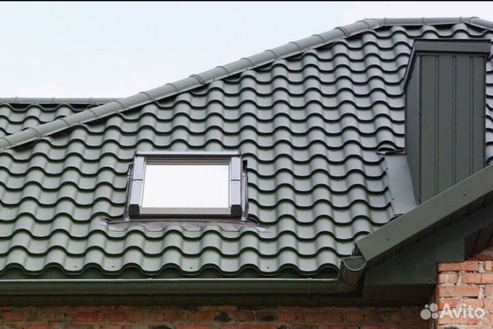 Металлочерепица мп Монтерроса выразительная кровля