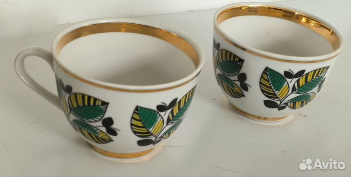 Фарфоровые тернопольский чашечки СССР