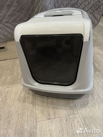 Кошачий туалет домик