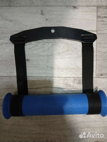 Гриф, блины, ручка на лямках