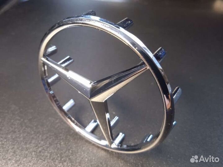 Эмблема, звезда, шильдик, значёк на руль Мерседес