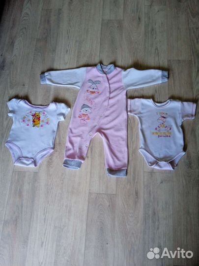 Одежда для девочки пакетом 62-74