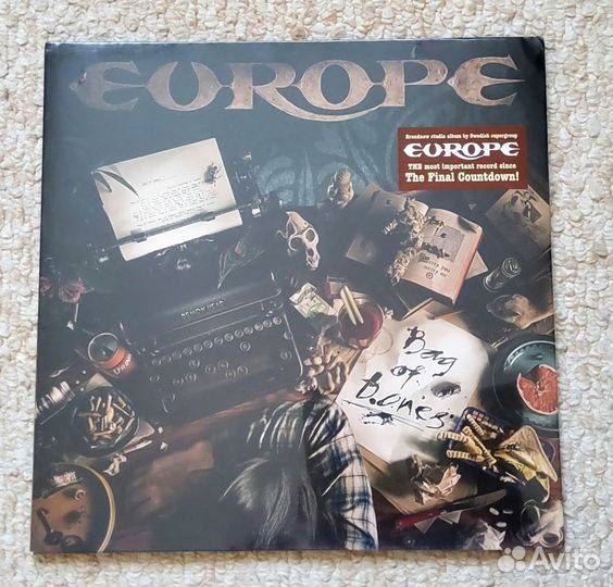 Europe - Bag of bones (LP) Винил (запечатанный)