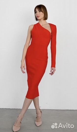 Платье вечернее бандажное