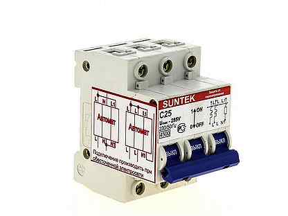 Устройство защиты от отгорания нуля Suntek-С 25A