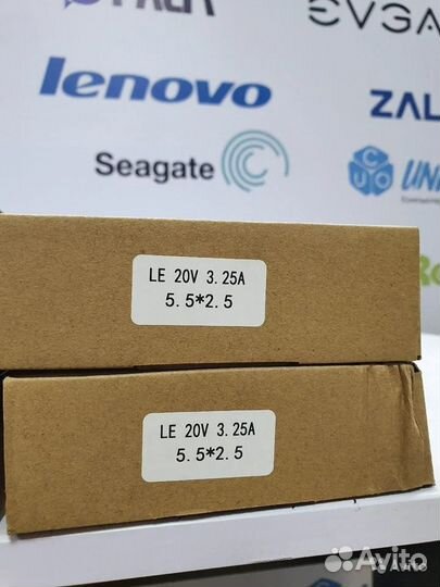 Новое зарядное устройство Lenovo IdeaPad 20V 3.25A