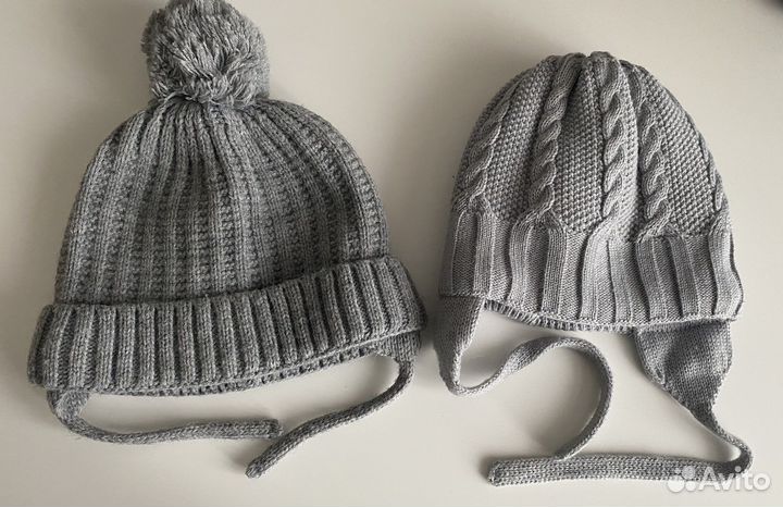 Шапка детская Zara, краги/варежки