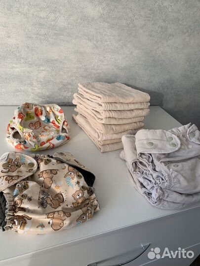 Многоразовые подгузники набор