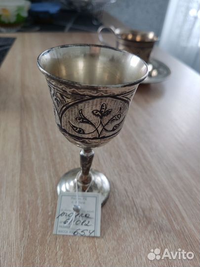 Рюмка серебро