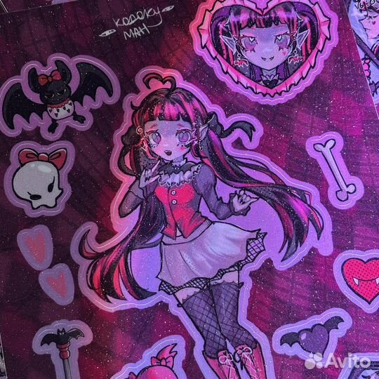 Авторский мерч монстер хай вокалоиды аниме