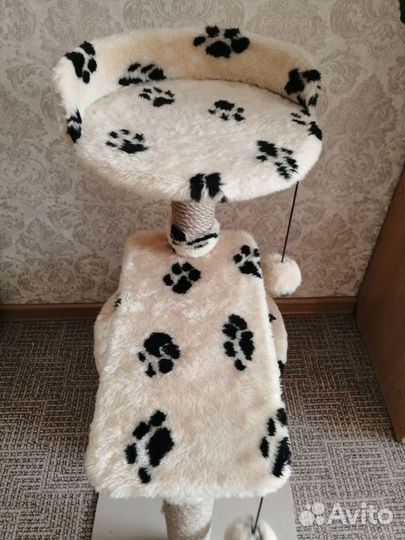 Домик для кошки с когтеточкой