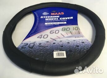 Оплетка руля на авто maas черная новая