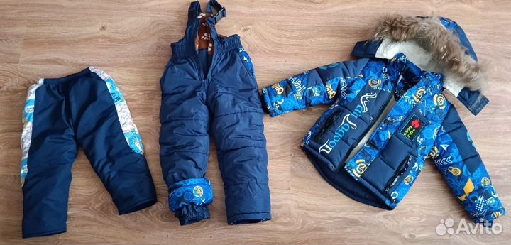 Зимний костюм для мальчика 80