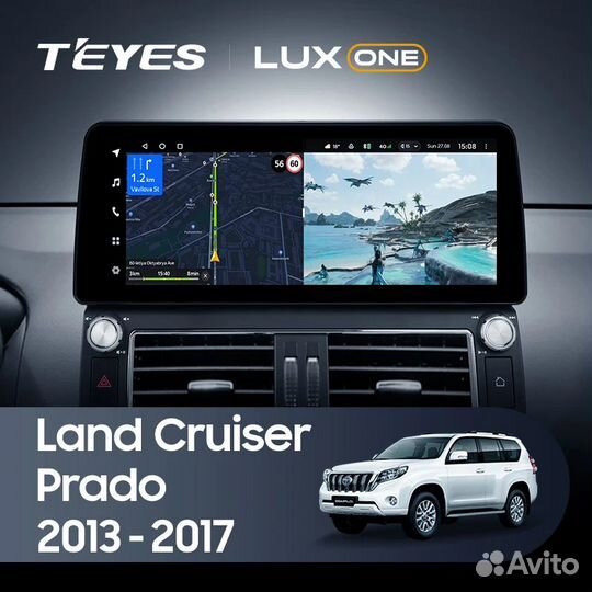 Штатная магнитола Teyes LUX ONE Prado 150 F2