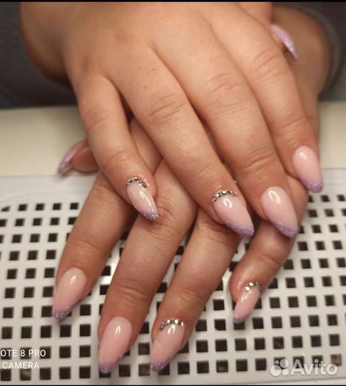 Наращивание, Шеллак, Маникюр