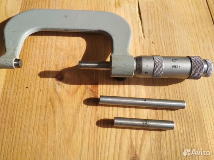 Микрометр СССР мк 50-75