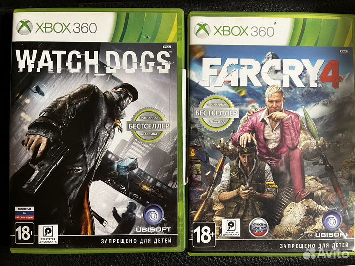 Xbox 360 + 2 игры