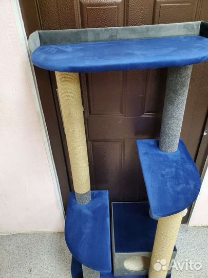 Игровой комплекс для кошки домик и когтеточка