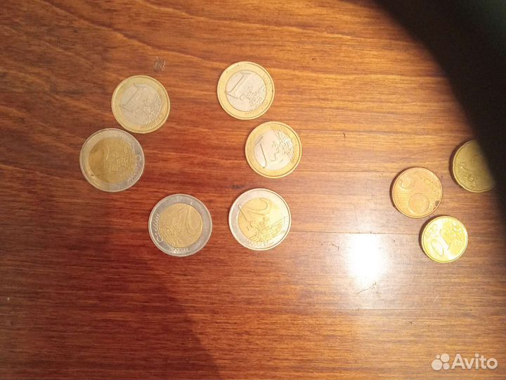 Монеты евро