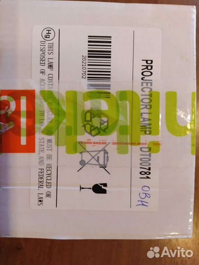 Лампа для проектора Hitachi CPX 1 с модулем оригин