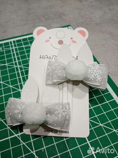 Зимние бантики под заказ и в наличии