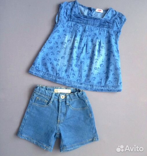 Фирменные вещи на девочку 110