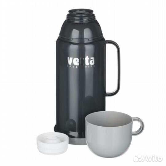 Термос vetta 0,6 л стеклянная колба, 61451