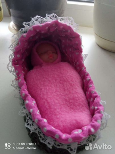 Кроватка люлька для кукол