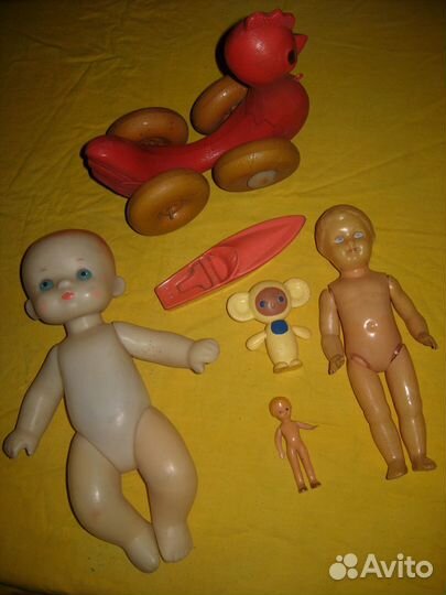 Куклы игрушки пупсы (СССР, целлулоид)