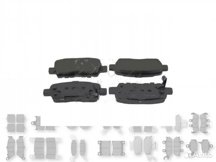 Колодки задние Nissan Murano, Qashqai,Teana, Tiida