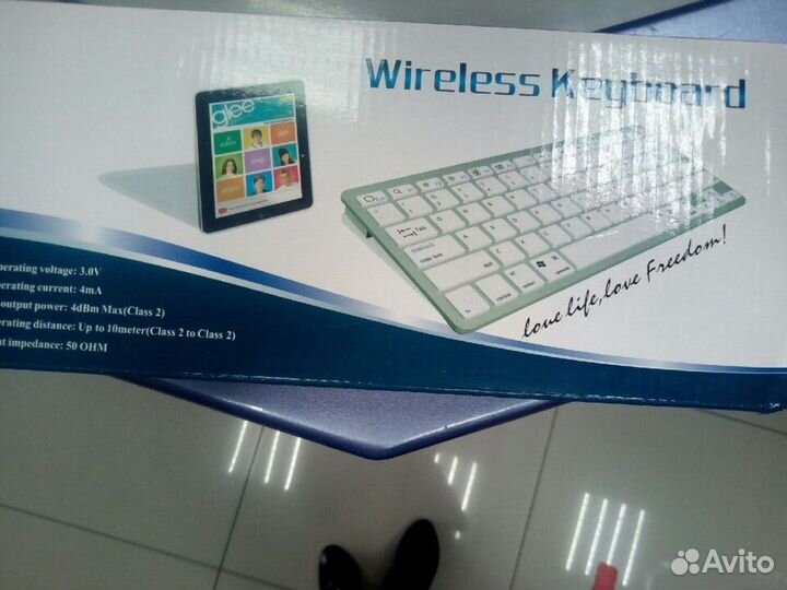 Клавиатура Bluetooth для планшетов и телефонов