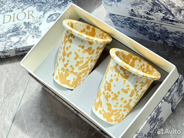 Стаканы из фарфора Dior