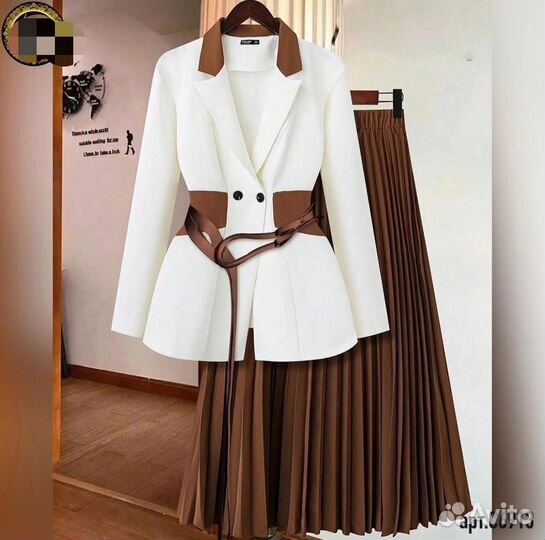 Костюм с юбкой размеры от 44 до 54