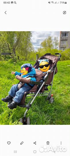 Коляска для двойни,погодок Safety 1st