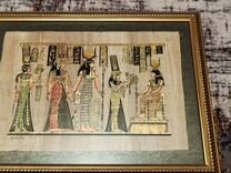 Папирус (Египет) в багете со стеклом