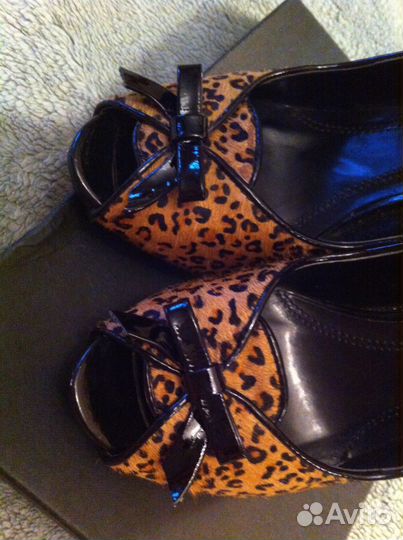 Туфли Basconi. Мех пони