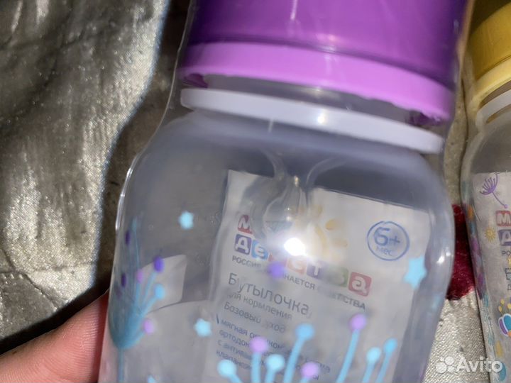 Бутылочки 6+ с ортодонтической соской