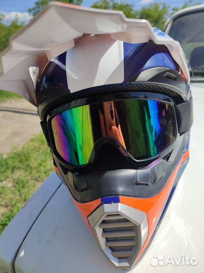 Мотошлем кроссовый