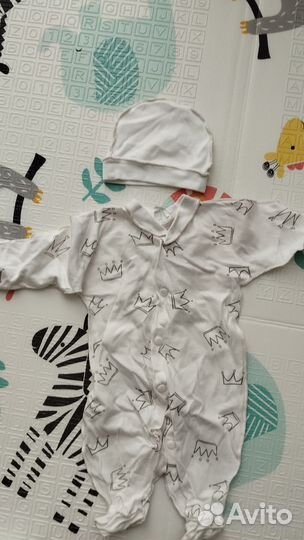 Вещи пакетом для новорождённого 50-62