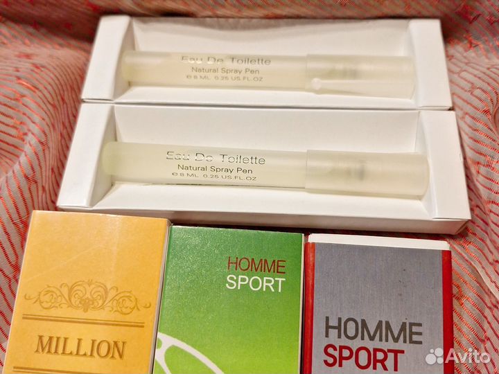 Пробники духов мужские 8 мл